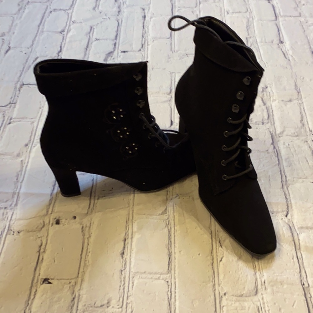 Fanfares 9.5 black synthetic boots